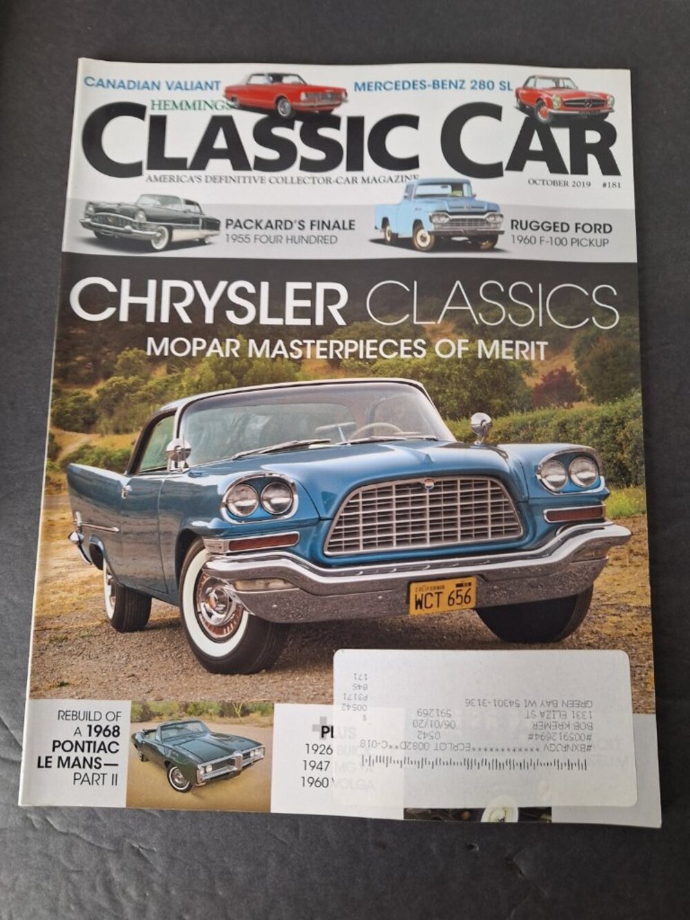 HEMMINGS CLASSIC CAR MAGAZINES - ALL TWELVE 2019 ISSUES - ALL IN GOOD SHAPE - Picture 4 of 14